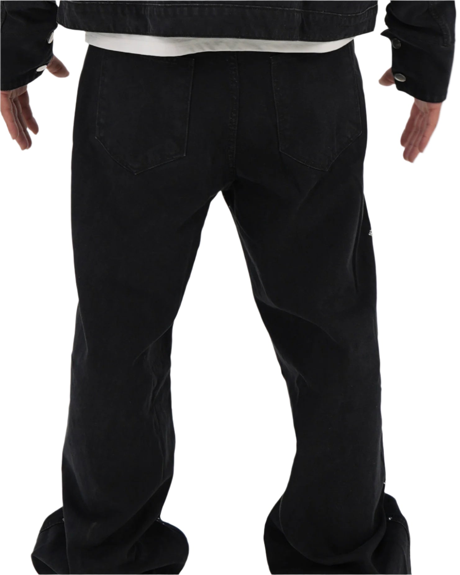 Star Studded Denim Jeans (BLACK)