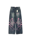 Sakura Dark Blue Jeans
