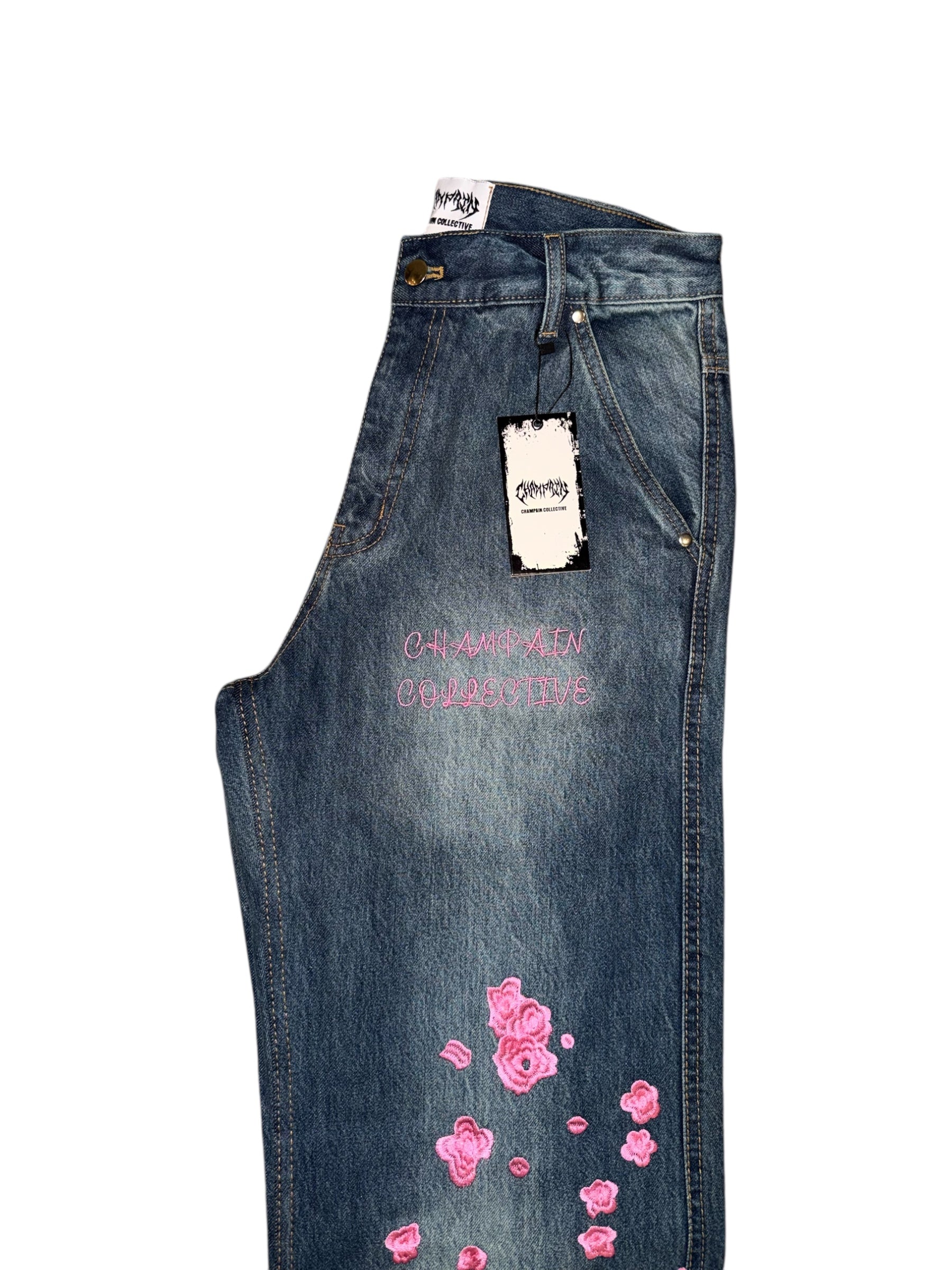 Sakura Dark Blue Jeans