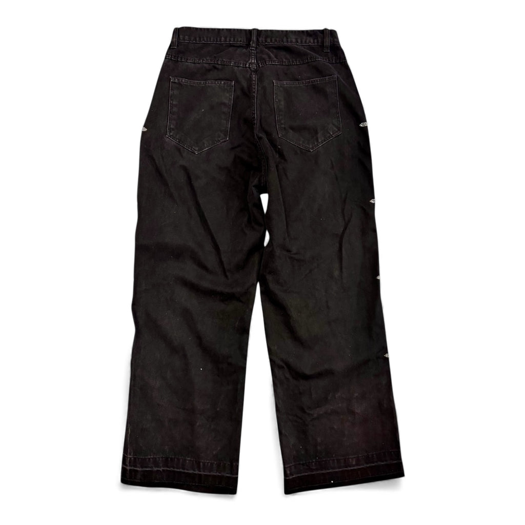 Star Studded Denim Jeans (BLACK)