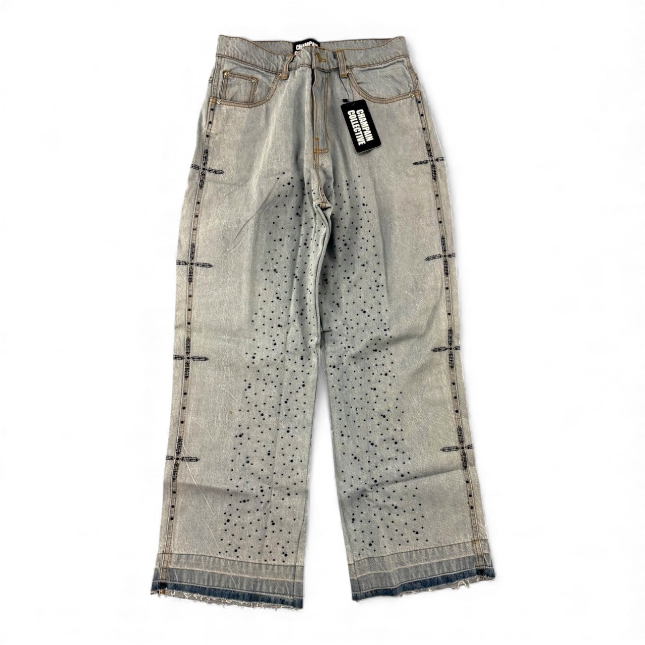 Star Studded Denim Jeans (BLUE)