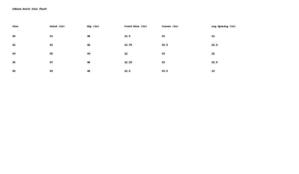 Sakura Light Blue Jeans